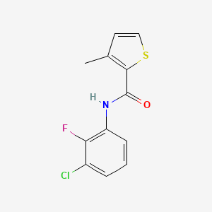 N-(3-chloro-2-fluorophenyl)-3-methylthiophene-2-carboxamide