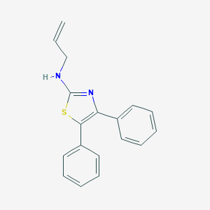 molecular formula C18H16N2S B427398 N-Allyl-4,5-diphenylthiazole-2-amine 