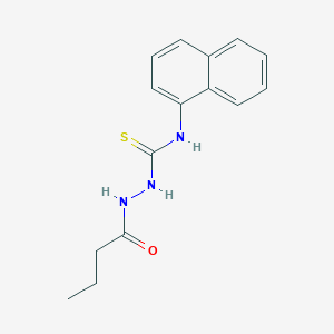 2-butyryl-N-1-naphthylhydrazinecarbothioamide