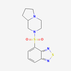 4-(hexahydropyrrolo[1,2-a]pyrazin-2(1H)-ylsulfonyl)-2,1,3-benzothiadiazole