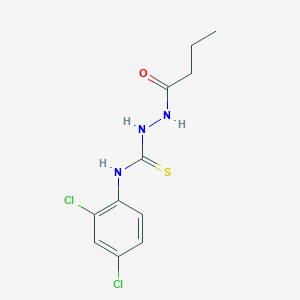 2-butyryl-N-(2,4-dichlorophenyl)hydrazinecarbothioamide