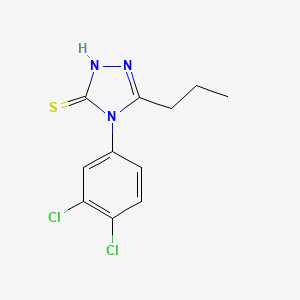 4-(3,4-dichlorophenyl)-5-propyl-4H-1,2,4-triazole-3-thiol