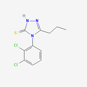 molecular formula C11H11Cl2N3S B4274036 4-(2,3-dichlorophenyl)-5-propyl-4H-1,2,4-triazole-3-thiol 