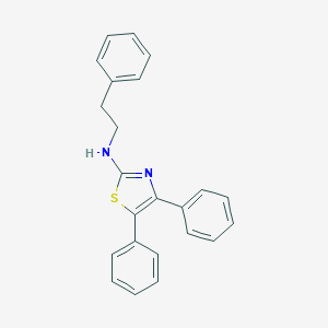 molecular formula C23H20N2S B427407 4,5-diphenyl-N-(2-phenylethyl)-1,3-thiazol-2-amine 
