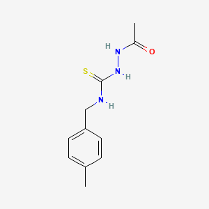 2-acetyl-N-(4-methylbenzyl)hydrazinecarbothioamide