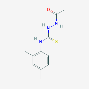 molecular formula C11H15N3OS B4274124 2-acetyl-N-(2,4-dimethylphenyl)hydrazinecarbothioamide 