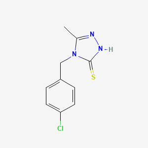 4-(4-chlorobenzyl)-5-methyl-4H-1,2,4-triazole-3-thiol