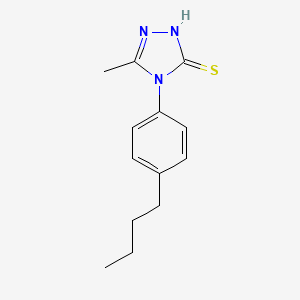 4-(4-butylphenyl)-5-methyl-4H-1,2,4-triazole-3-thiol