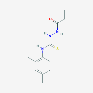 N-(2,4-dimethylphenyl)-2-propionylhydrazinecarbothioamide