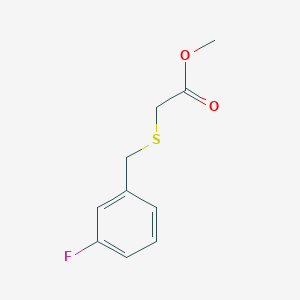 METHYL 2-[(3-FLUOROBENZYL)SULFANYL]ACETATE