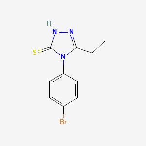 4-(4-bromophenyl)-5-ethyl-4H-1,2,4-triazole-3-thiol