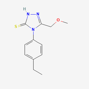 4-(4-ethylphenyl)-5-(methoxymethyl)-4H-1,2,4-triazole-3-thiol