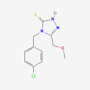 4-(4-chlorobenzyl)-5-(methoxymethyl)-4H-1,2,4-triazole-3-thiol