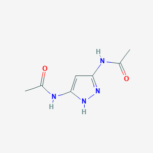 N-(3-acetamido-1H-pyrazol-5-yl)acetamide