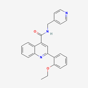 2-(2-ethoxyphenyl)-N-(pyridin-4-ylmethyl)quinoline-4-carboxamide