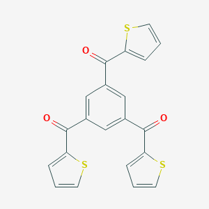 molecular formula C21H12O3S3 B427491 1,3,5-Tri(2-thenoyl)benzene 