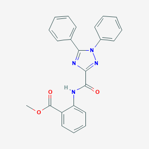 Methyl 2-[(1,5-diphenyl-1,2,4-triazole-3-carbonyl)amino]benzoate