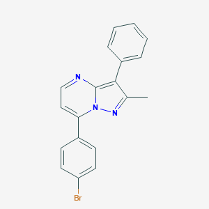 7-(4-Bromophenyl)-2-methyl-3-phenylpyrazolo[1,5-a]pyrimidine