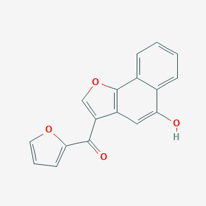 molecular formula C17H10O4 B427523 2-Furyl(5-hydroxynaphtho[1,2-b]furan-3-yl)methanone 
