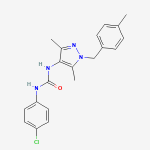 N-(4-chlorophenyl)-N'-[3,5-dimethyl-1-(4-methylbenzyl)-1H-pyrazol-4-yl]urea