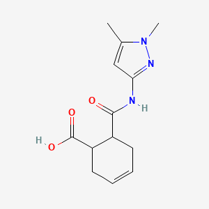 6-{[(1,5-dimethyl-1H-pyrazol-3-yl)amino]carbonyl}-3-cyclohexene-1-carboxylic acid