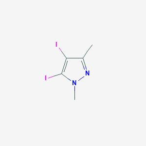molecular formula C5H6I2N2 B427545 4,5-Diiodo-1,3-dimethylpyrazole CAS No. 75092-23-8