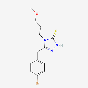 5-(4-bromobenzyl)-4-(3-methoxypropyl)-4H-1,2,4-triazole-3-thiol