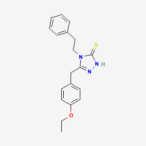 5-(4-ethoxybenzyl)-4-(2-phenylethyl)-4H-1,2,4-triazole-3-thiol