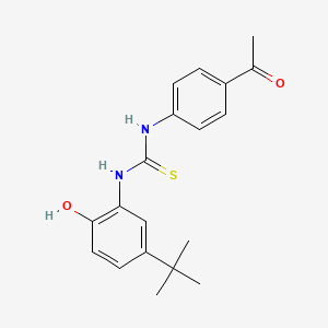 N-(4-acetylphenyl)-N'-(5-tert-butyl-2-hydroxyphenyl)thiourea