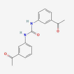 molecular formula C17H16N2O3 B4275755 1,3-Bis(3-acetylphenyl)urea 