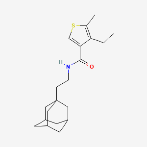 N-[2-(1-adamantyl)ethyl]-4-ethyl-5-methyl-3-thiophenecarboxamide