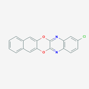 molecular formula C18H9ClN2O2 B427583 2-Chloronaphtho[2',3':5,6][1,4]dioxino[2,3-b]quinoxaline 