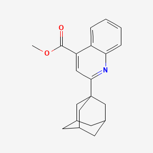 molecular formula C21H23NO2 B4275847 methyl 2-(1-adamantyl)-4-quinolinecarboxylate 