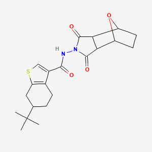 6-tert-butyl-N-(1,3-dioxooctahydro-2H-4,7-epoxyisoindol-2-yl)-4,5,6,7-tetrahydro-1-benzothiophene-3-carboxamide