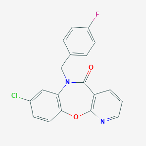 8-chloro-6-(4-fluorobenzyl)pyrido[2,3-b][1,5]benzoxazepin-5(6H)-one