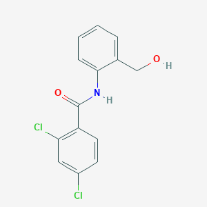 molecular formula C14H11Cl2NO2 B427600 2,4-dichloro-N-[2-(hydroxymethyl)phenyl]benzamide 