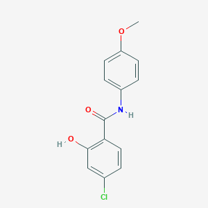 4-chloro-2-hydroxy-N-(4-methoxyphenyl)benzamide