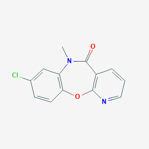 molecular formula C13H9ClN2O2 B427607 8-chloro-6-methylpyrido[2,3-b][1,5]benzoxazepin-5(6H)-one 
