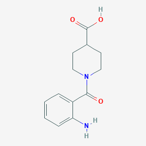 1-(2-Aminobenzoyl)-4-piperidinecarboxylic acid