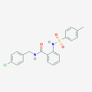 N-(4-chlorobenzyl)-2-{[(4-methylphenyl)sulfonyl]amino}benzamide