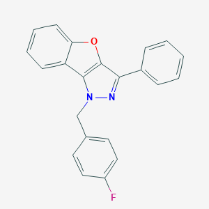 1-(4-fluorobenzyl)-3-phenyl-1H-[1]benzofuro[3,2-c]pyrazole