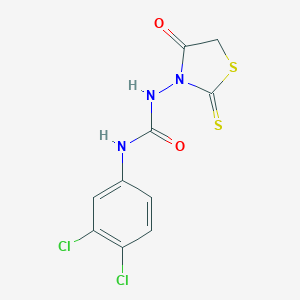 molecular formula C10H7Cl2N3O2S2 B427632 N-(3,4-dichlorophenyl)-N'-(4-oxo-2-thioxo-1,3-thiazolidin-3-yl)urea 