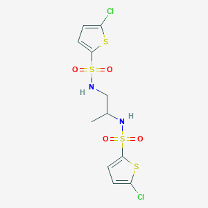 N,N'-propane-1,2-diylbis(5-chlorothiophene-2-sulfonamide)