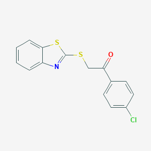 2-(1,3-Benzothiazol-2-ylsulfanyl)-1-(4-chlorophenyl)ethanone