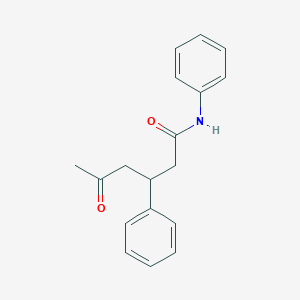 5-oxo-N,3-diphenylhexanamide