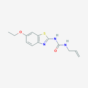 molecular formula C13H15N3O2S B427651 N-allyl-N'-(6-ethoxy-1,3-benzothiazol-2-yl)urea 
