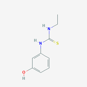 molecular formula C9H12N2OS B4276519 1-Ethyl-3-(3-hydroxyphenyl)thiourea 