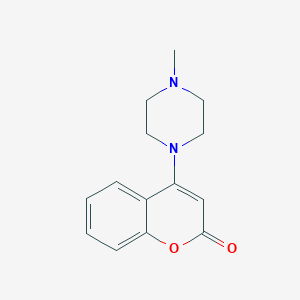 molecular formula C14H16N2O2 B427665 4-(4-methyl-1-piperazinyl)-2H-chromen-2-one 