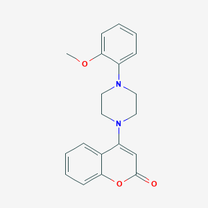 molecular formula C20H20N2O3 B427670 4-[4-(2-methoxyphenyl)-1-piperazinyl]-2H-chromen-2-one 
