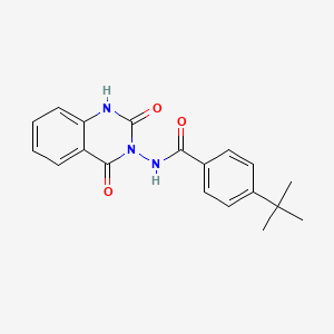 4-tert-butyl-N-(2,4-dioxo-1,4-dihydro-3(2H)-quinazolinyl)benzamide